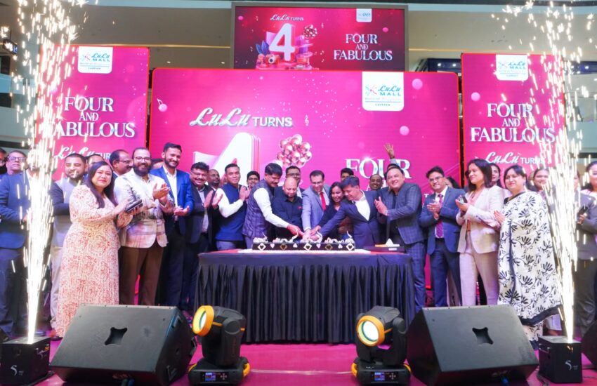 Lulu Mall Lucknow Celebrates Four Successful Years with "Four & Fabulous"