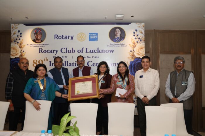 Stuti Mittal Takes Charge as the 89th President of Rotary Club of Lucknow