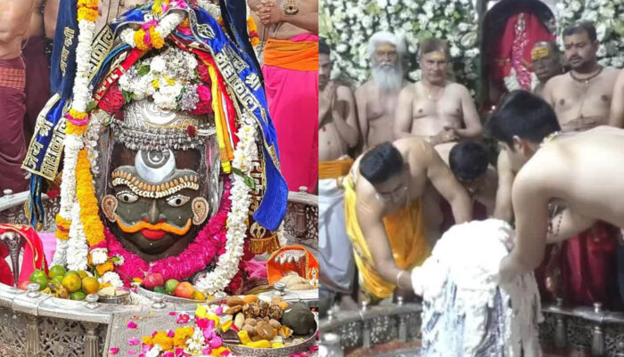 सावन सोमवार पर शिवालयों में गूंजा हर-हर महादेव, महाकाल का पंचामृत अभिषेक और ओंकारेश्वर का महाशृंगार