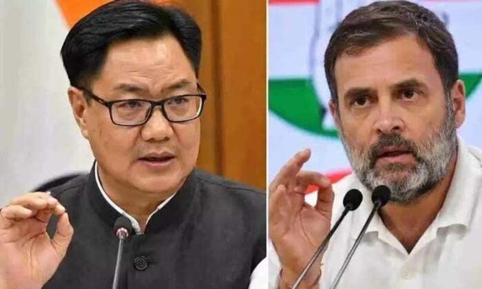 महिला आरक्षण पर बढ़ा सियासी घमासान, राहुल गांधी के सवालों पर रिजिजू ने दिया जवाब