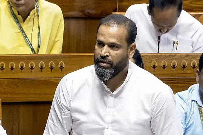 लाउडस्पीकर विवाद पर भड़के युसूफ पठान, बोले- मस्जिदों से हटाए जा रहे स्पीकर; अमित शाह से लगाई गुहार